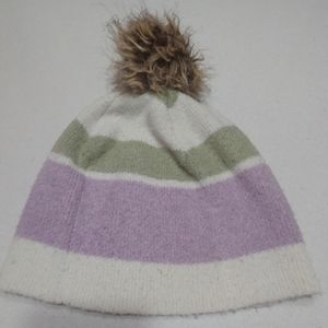 Christian Siriano Pom Pom Beanie Hat